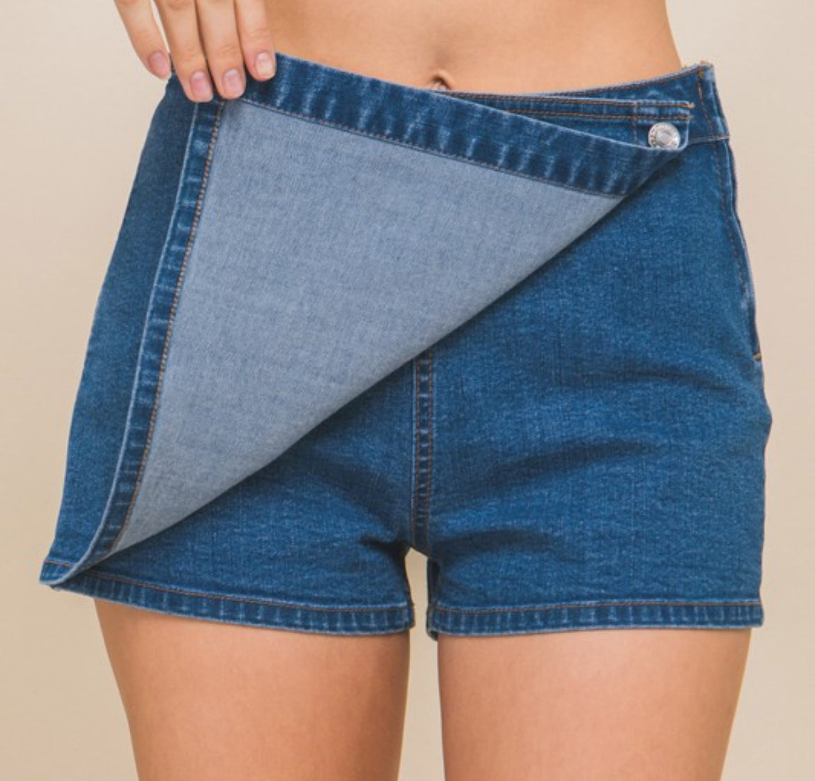 Denim Skort