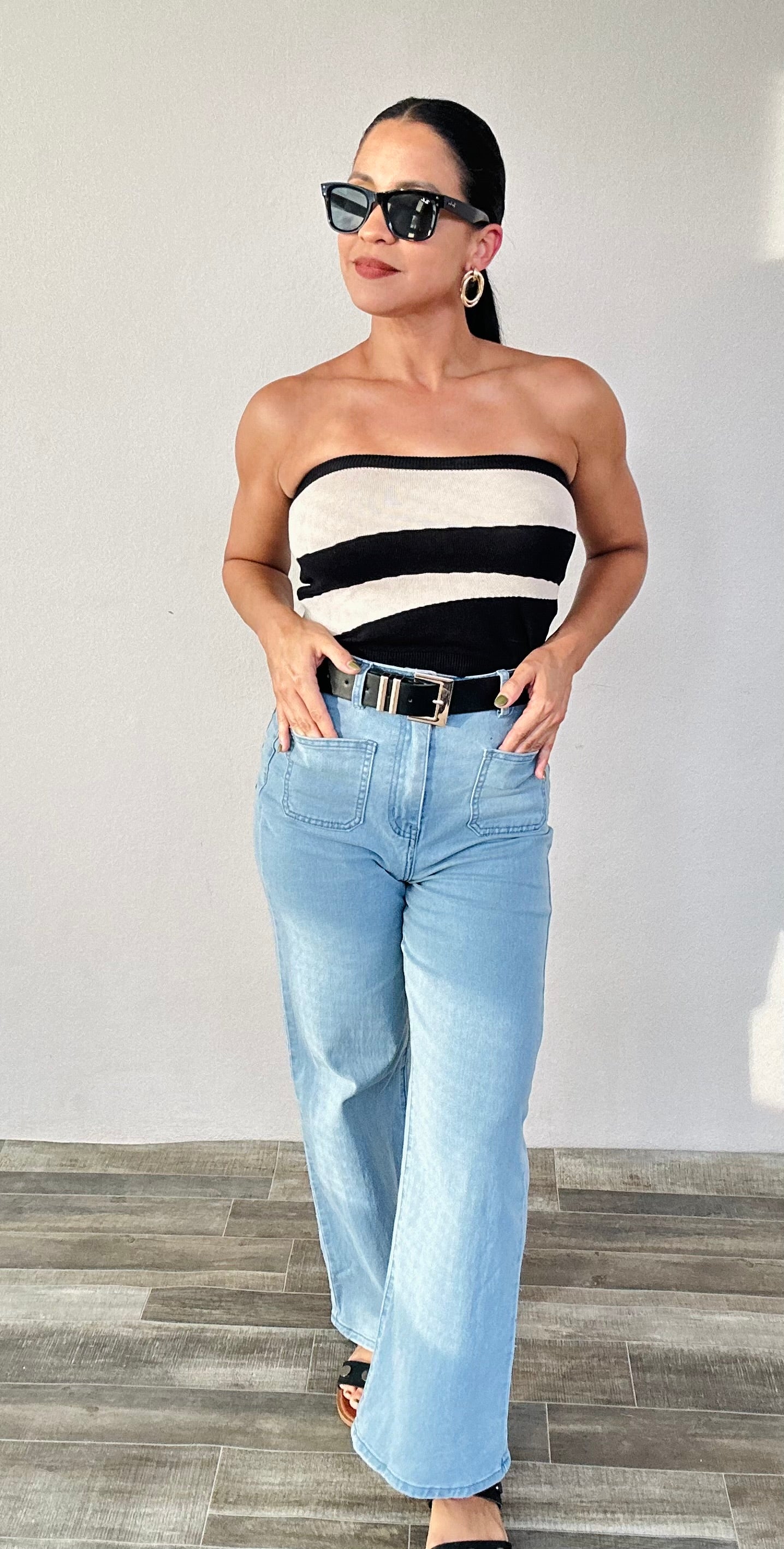 Tube Stripe Top