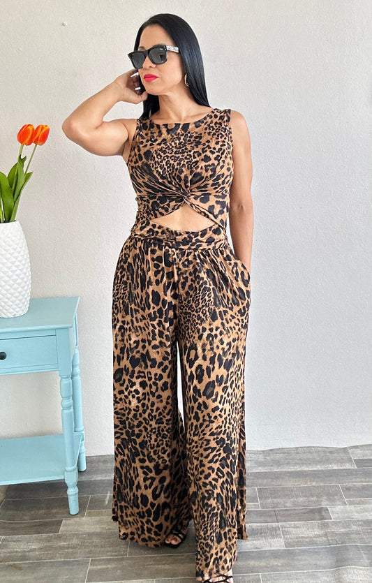 Leopard Jumpsuit