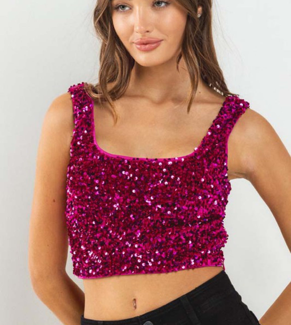 Perla Top Fushia