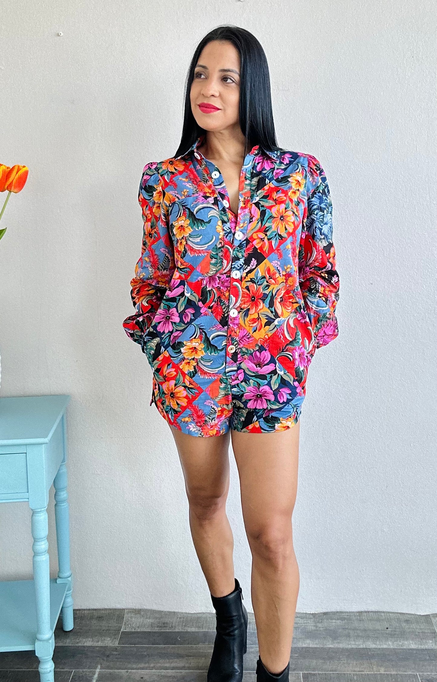 Multicolor Romper