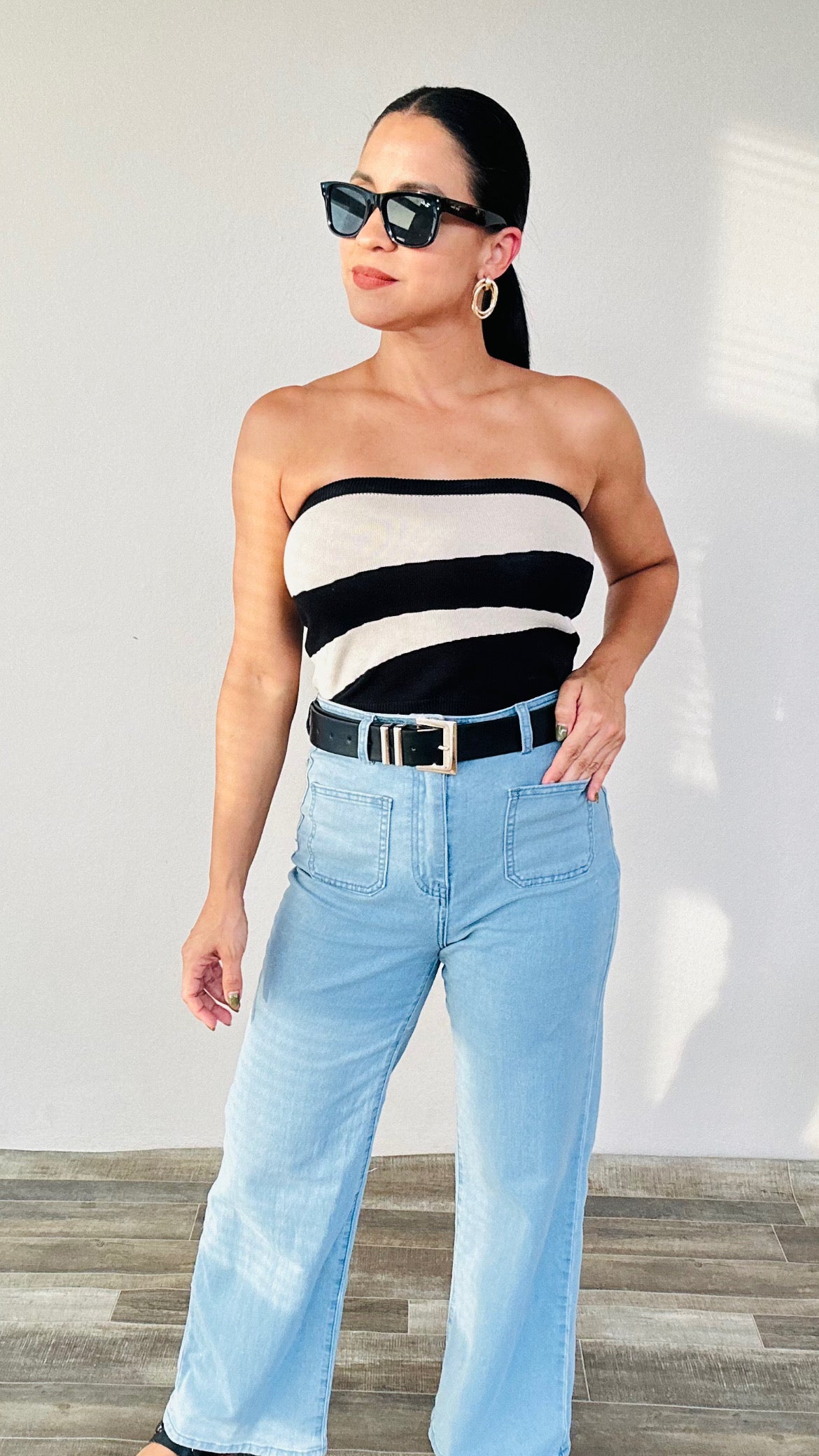 Tube Stripe Top